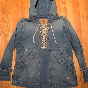 Tory Burch Denim Pullover